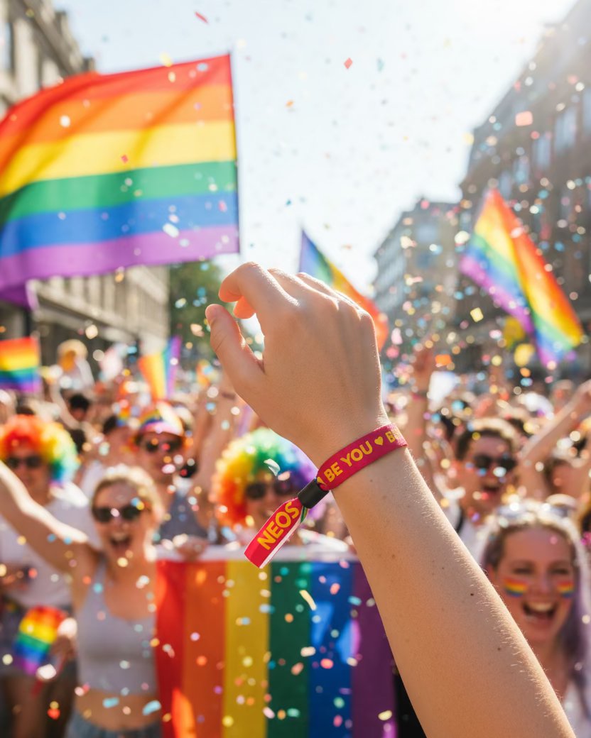 PrideBand Armband - Be You, Be Proud, Be Free !