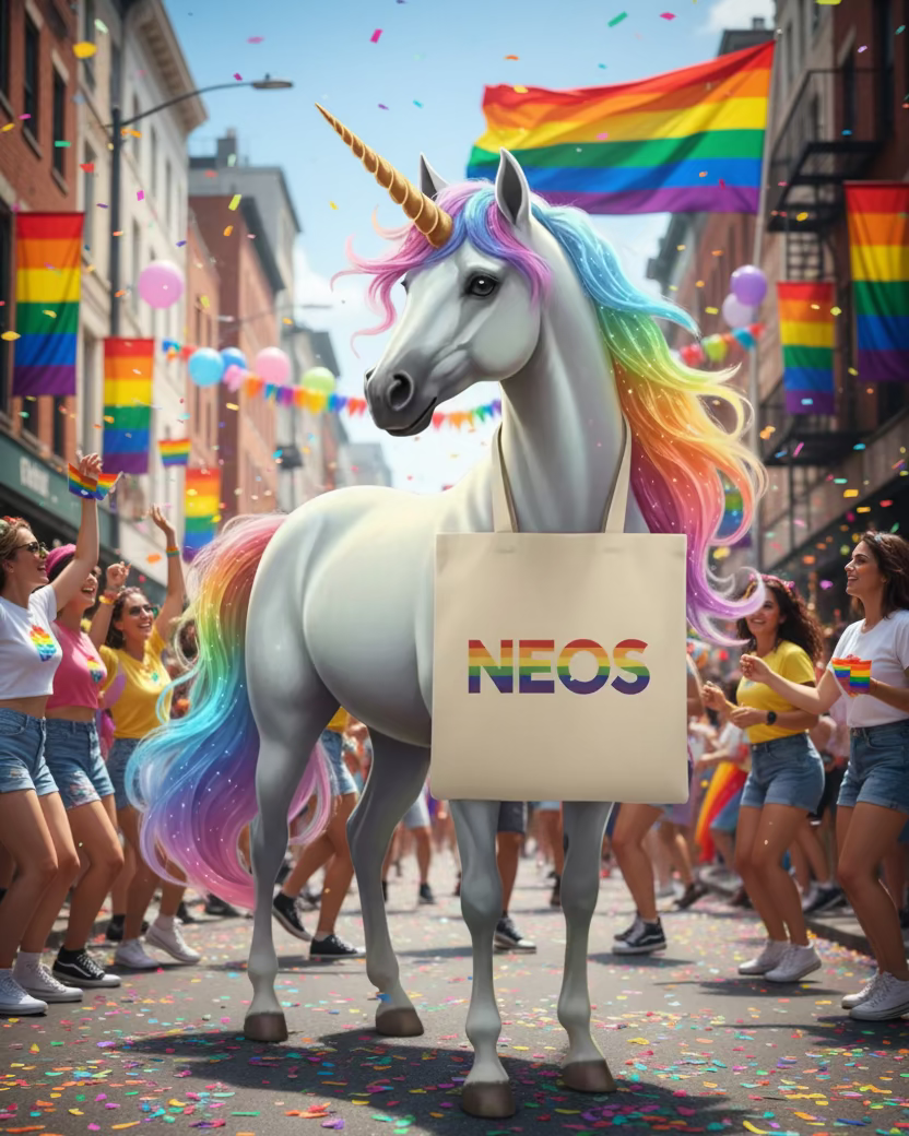 Regenbogen Stofftasche