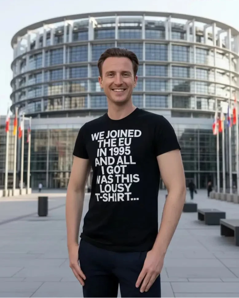 EU Beitritt Textilfassung